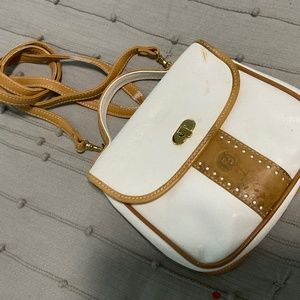 FENDI Crossbody white/camel